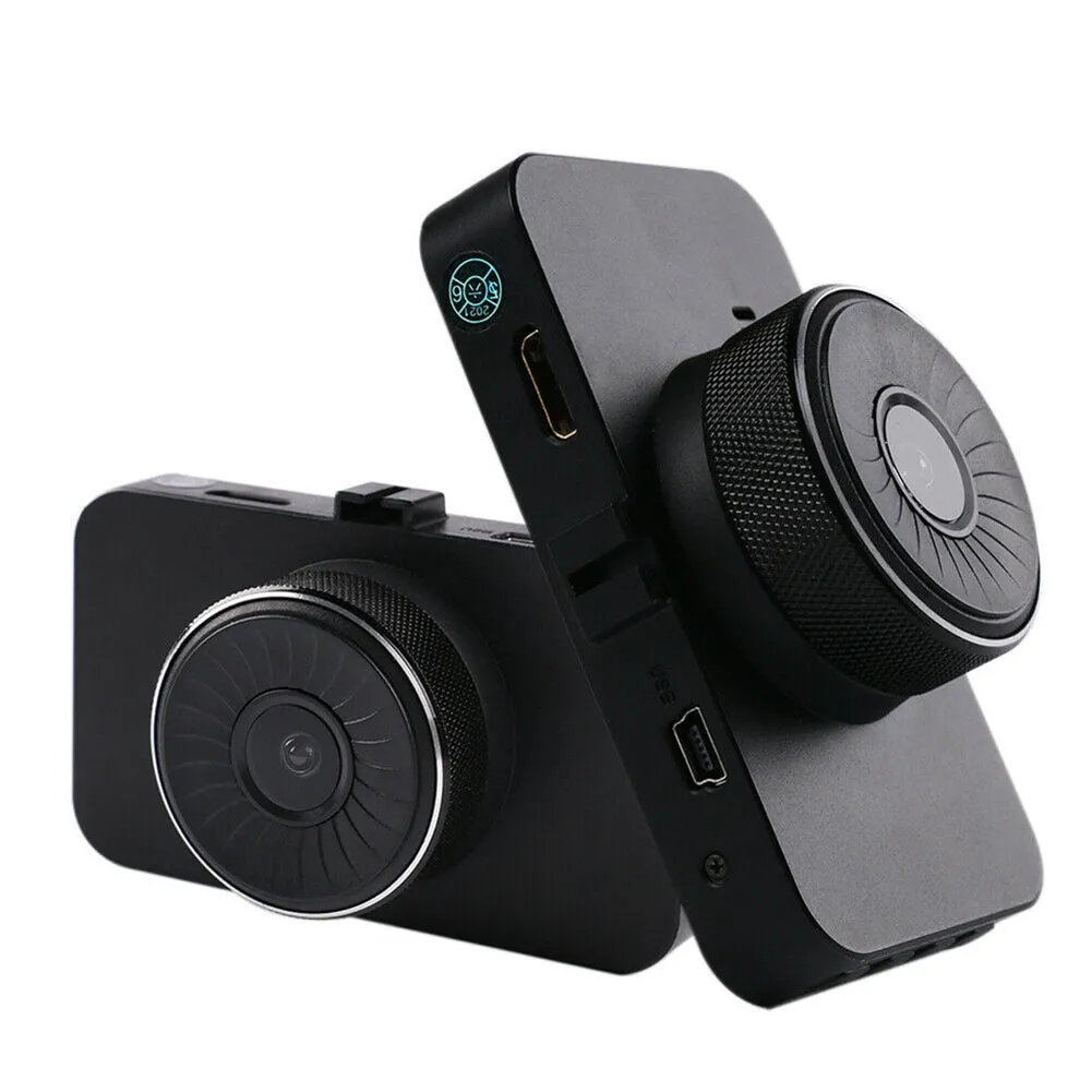 3-inch Ips Car Driving Recorder with HD Display Dual Lens Dash