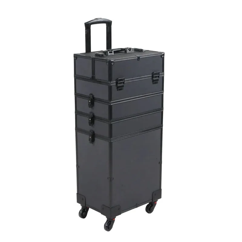 5-In-1 Cosmetic Professional Makeup Case With Wheels -Y191