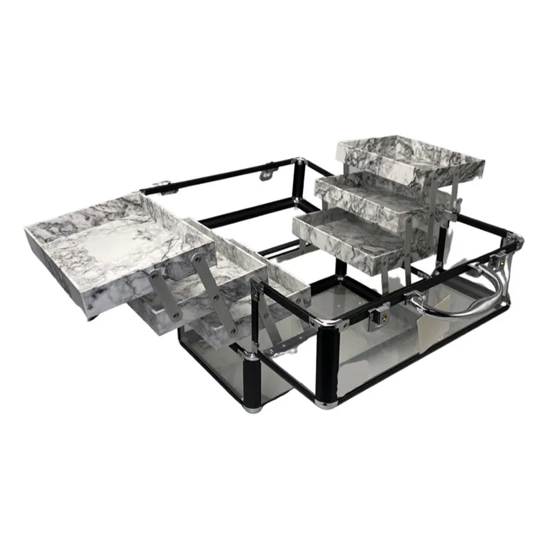 Acrylic Vanity Makeup Cosmetic Display Case -Cx1886 Black