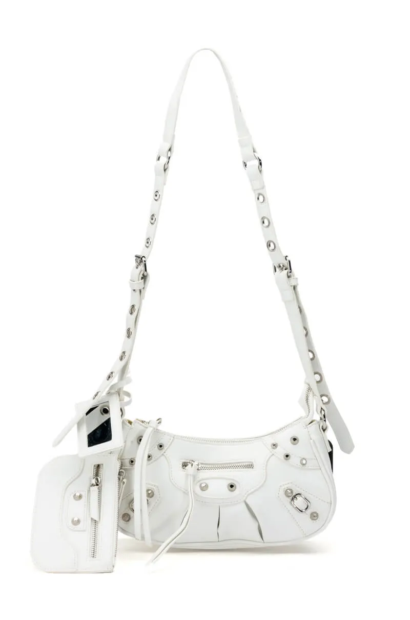 AMIRAH WHITE PURSE