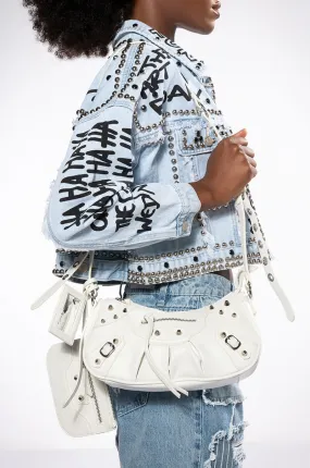 AMIRAH WHITE PURSE