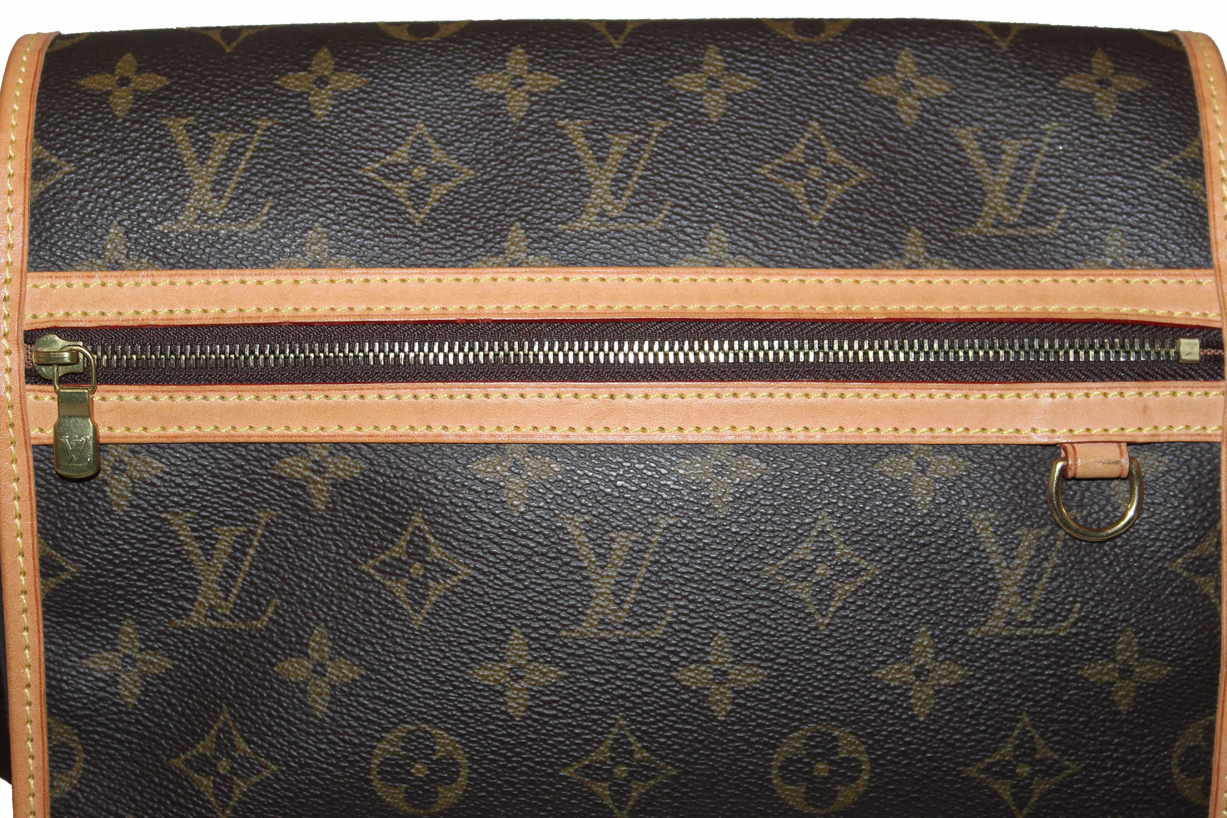 Authentic Louis Vuitton Classic Monogram Bosphore Messenger Bag