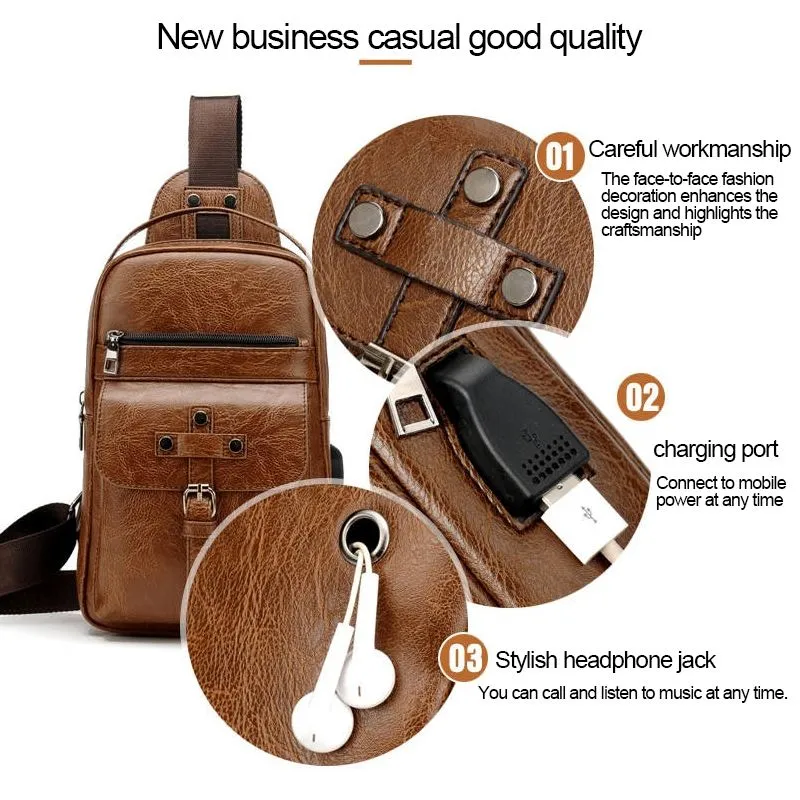 Backpack Waist Shoulder bag compatible with Ebook, Tablet and for iPad mini 5 (2019) - Black