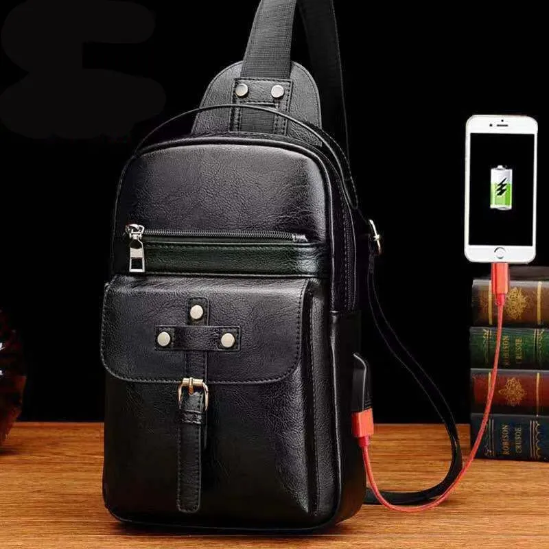 Backpack Waist Shoulder bag compatible with Ebook, Tablet and for LESIA Prime Mini (2019) - Black