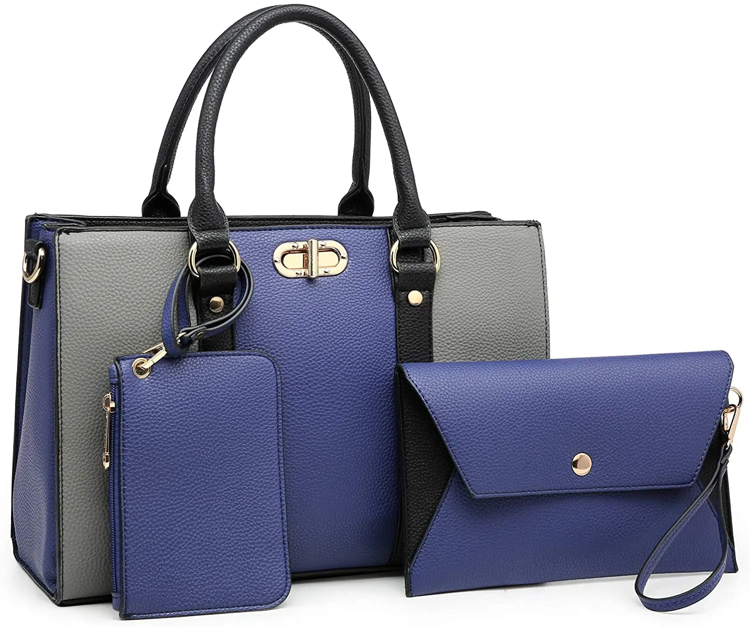 Bag with Matching Wristlet Purse Set