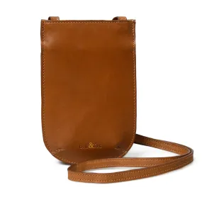 Bell & Fox Kala Mobile Phone Crossbody Bag-Caramel Nappa Leather