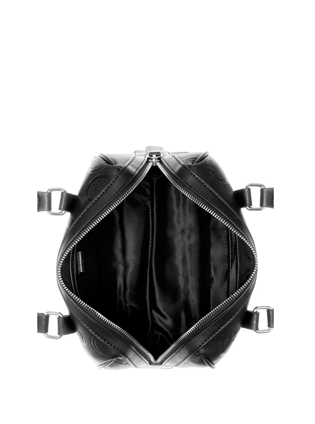 Black Nevis Mini Box Satchel Bag