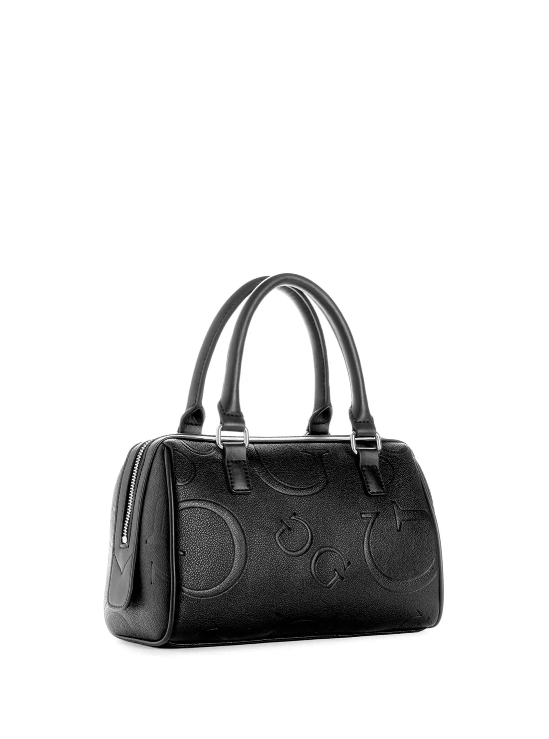 Black Nevis Mini Box Satchel Bag