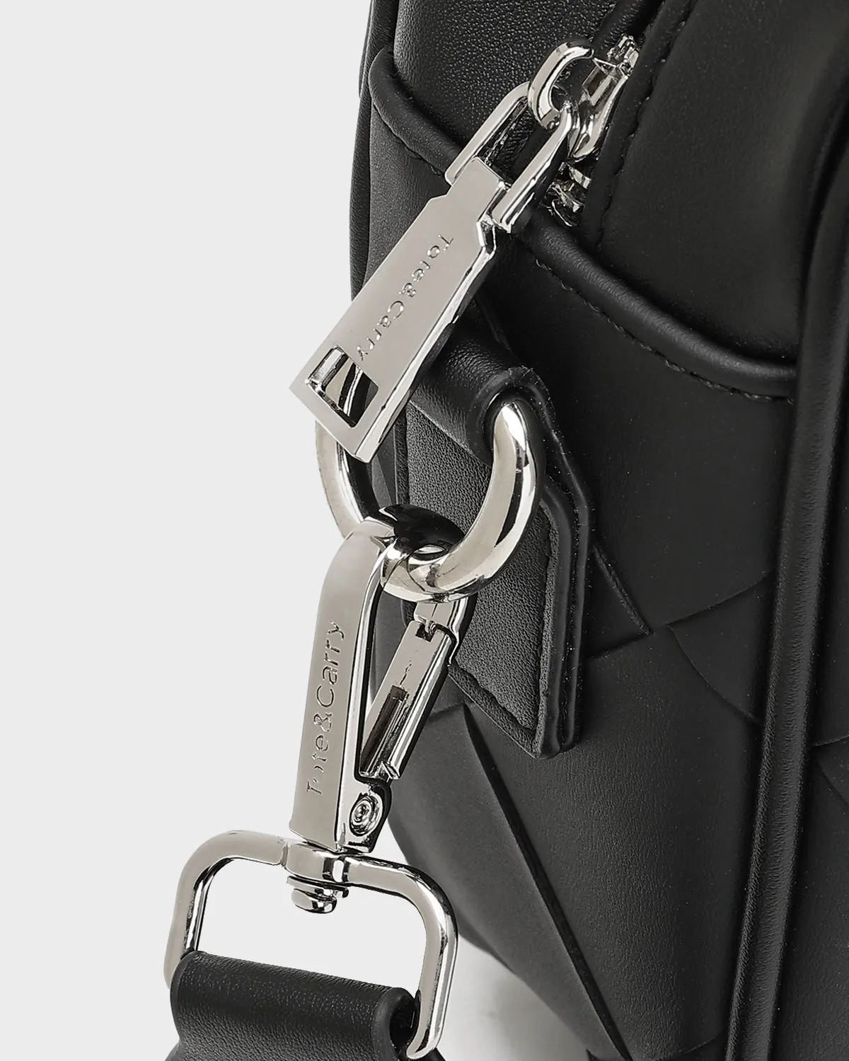 Bodega Clean Cut Messenger Bag in Black