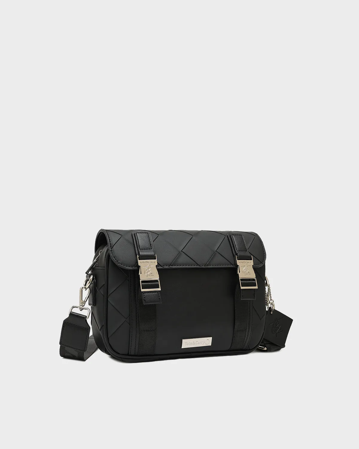 Bodega Clean Cut Messenger Bag in Black