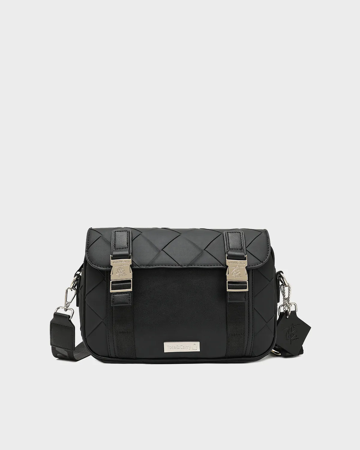 Bodega Clean Cut Messenger Bag in Black
