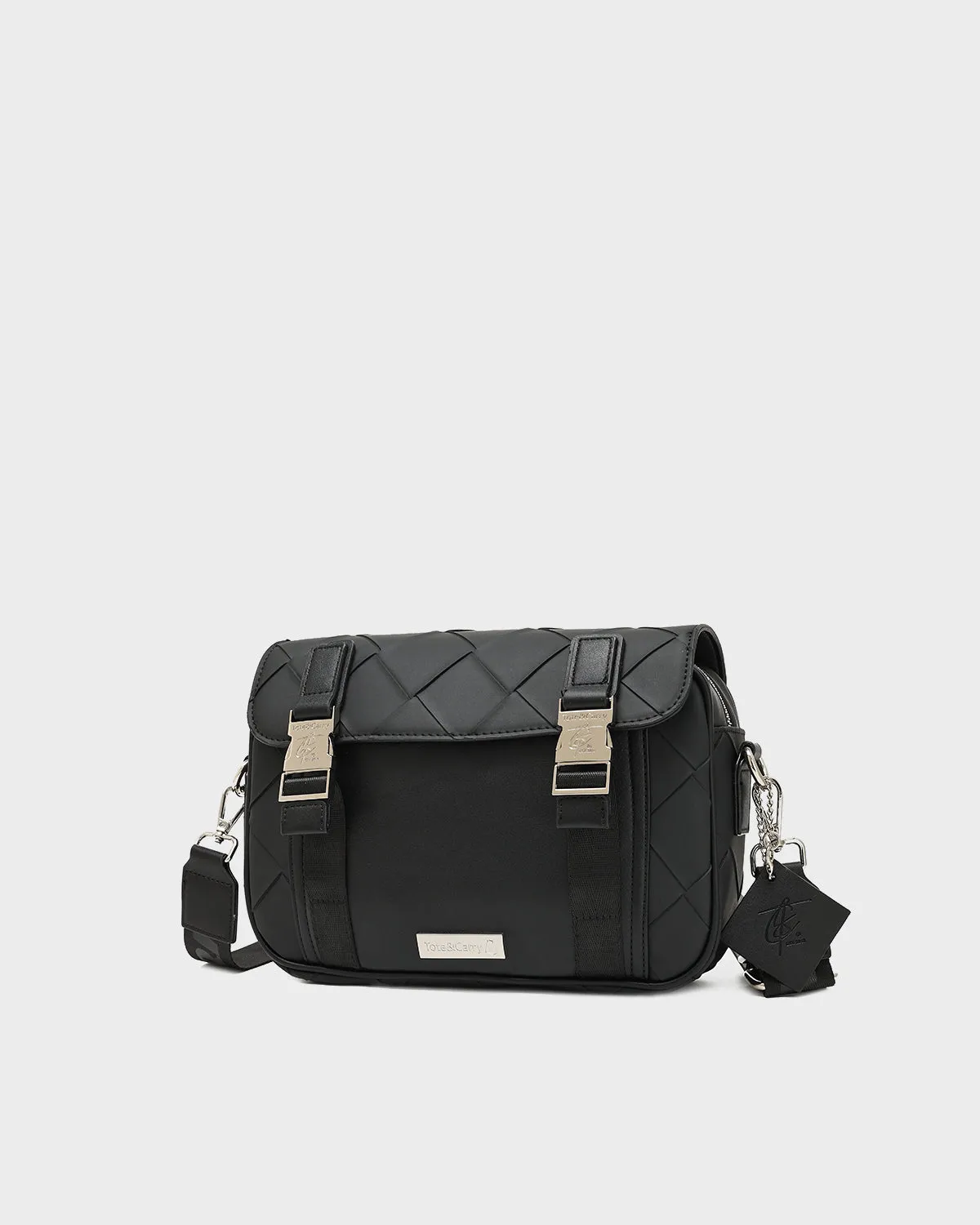 Bodega Clean Cut Messenger Bag in Black