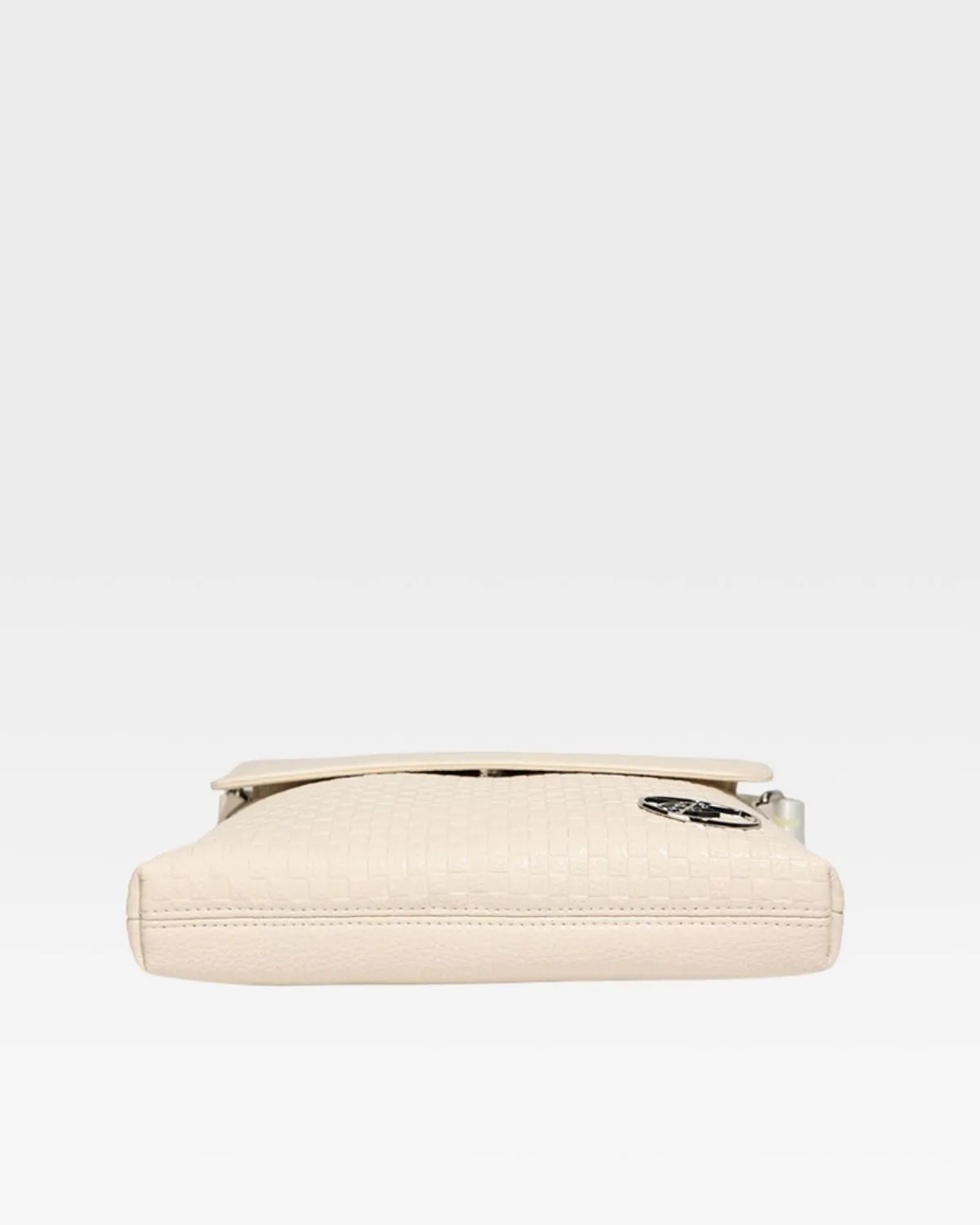 Bodega Crossbody Messenger Bag in Beige Brown