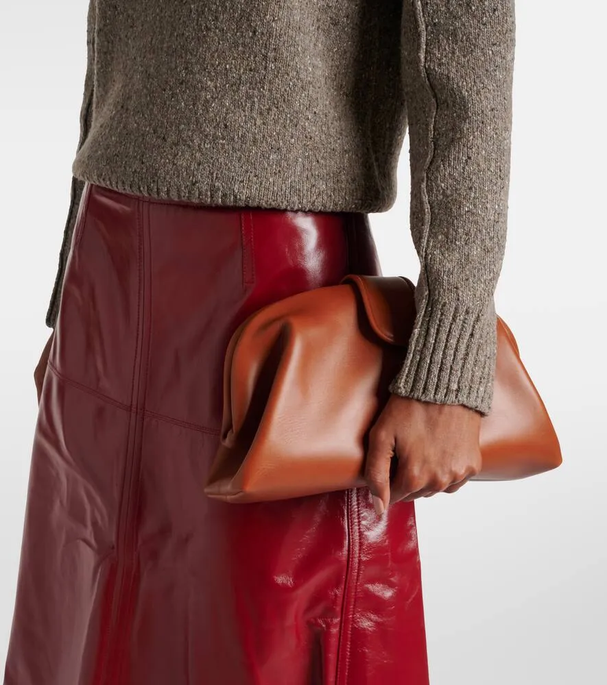 Bottega Veneta Lauren 1980 leather clutch
