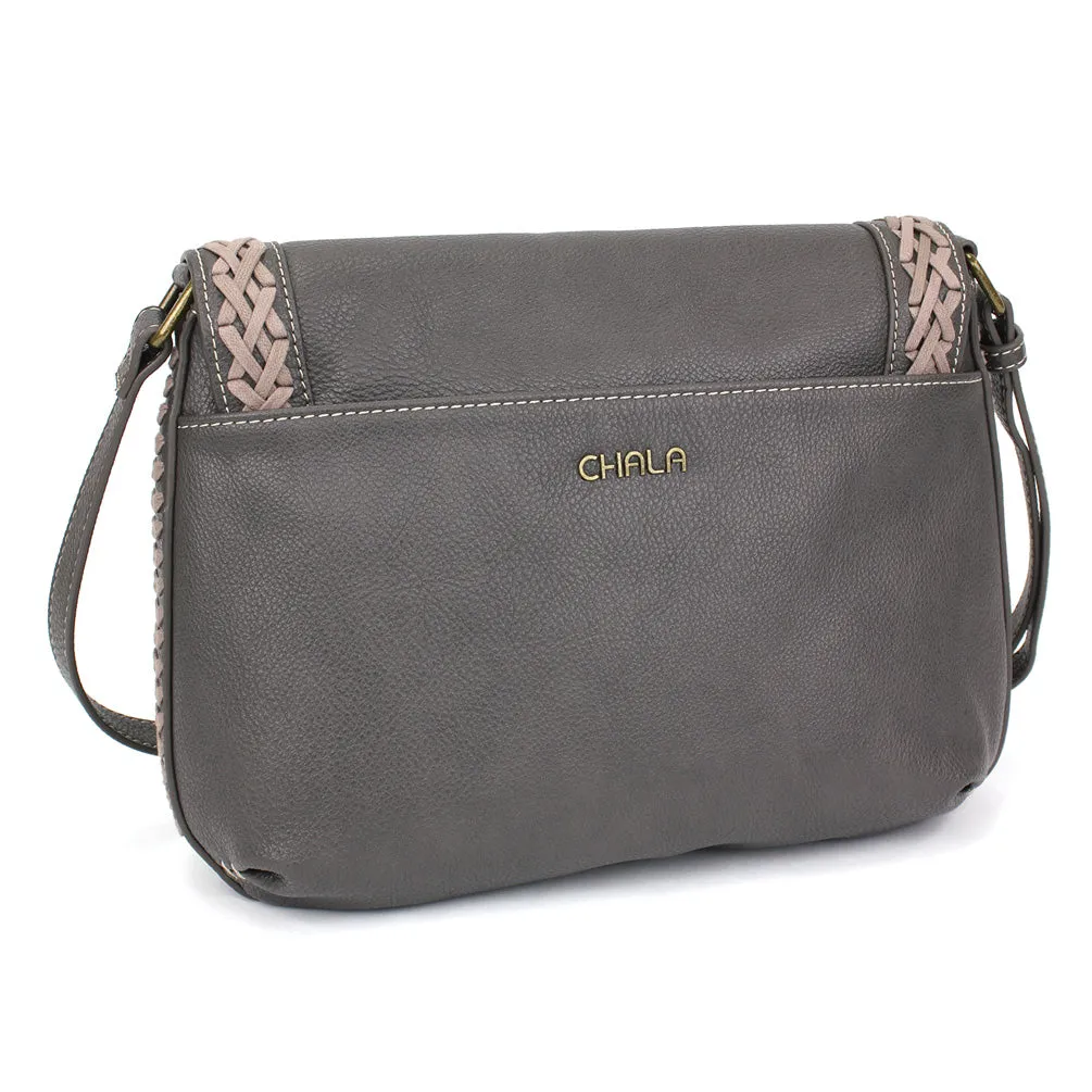 Braided Boho Crossbody - Ink