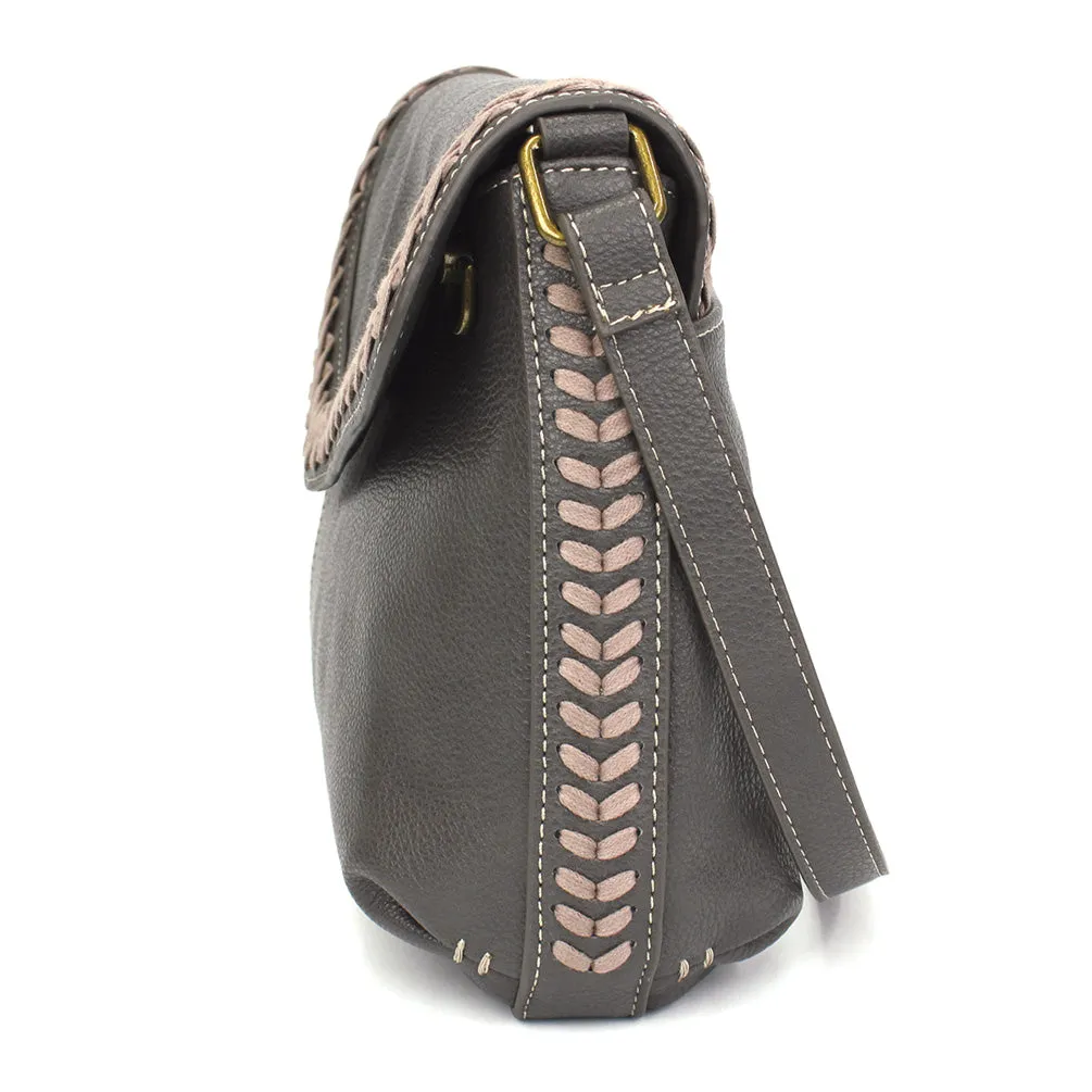 Braided Boho Crossbody - Ink