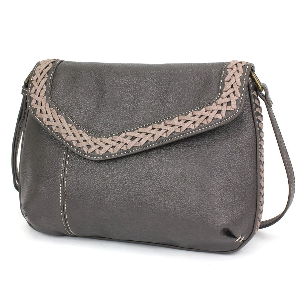 Braided Boho Crossbody - Ink