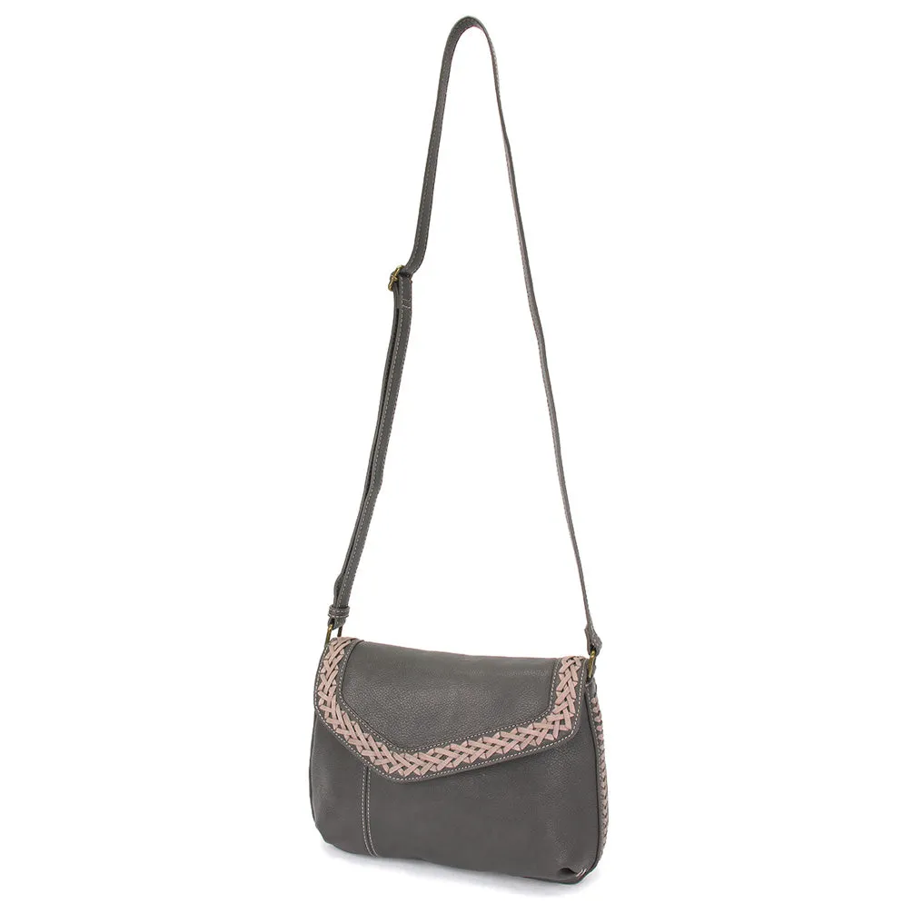 Braided Boho Crossbody - Ink