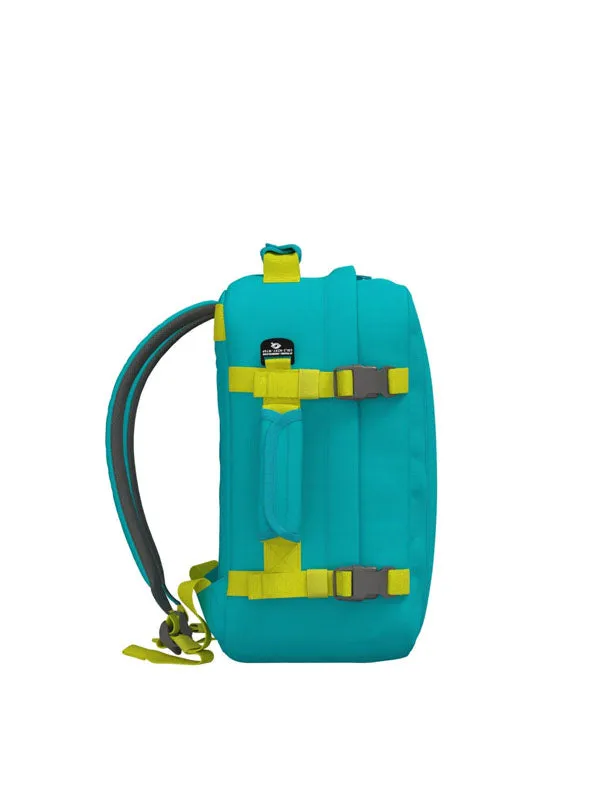Cabinzero Classic 28L Backpack in Aqua Lagoon Color