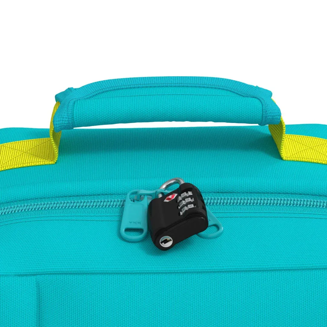 Cabinzero Classic 28L Backpack in Aqua Lagoon Color
