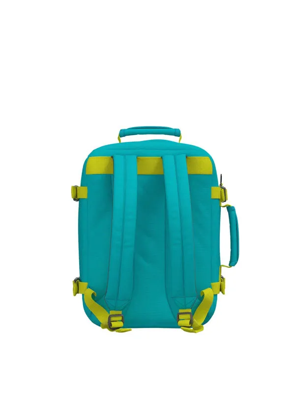 Cabinzero Classic 28L Backpack in Aqua Lagoon Color