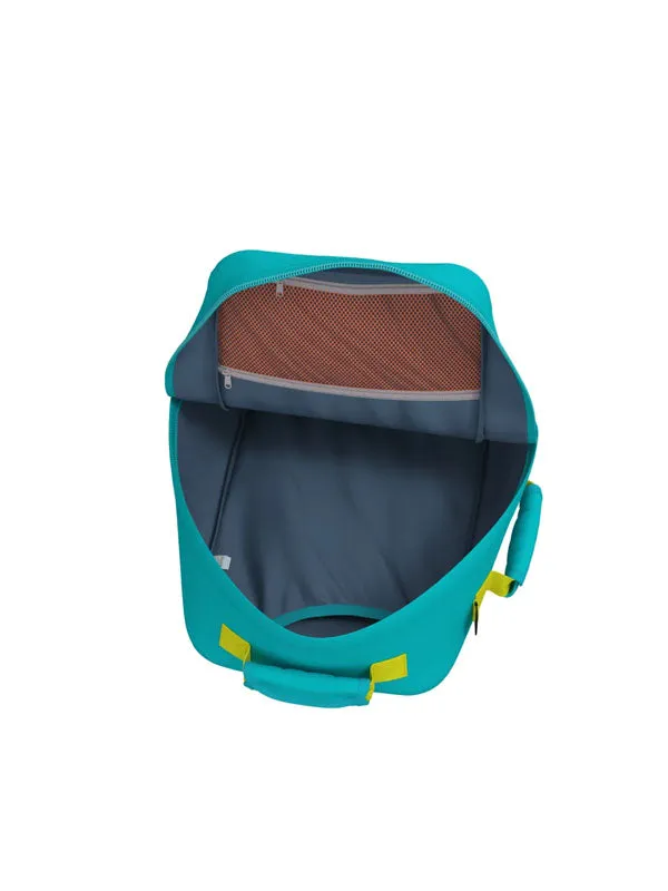 Cabinzero Classic 28L Backpack in Aqua Lagoon Color