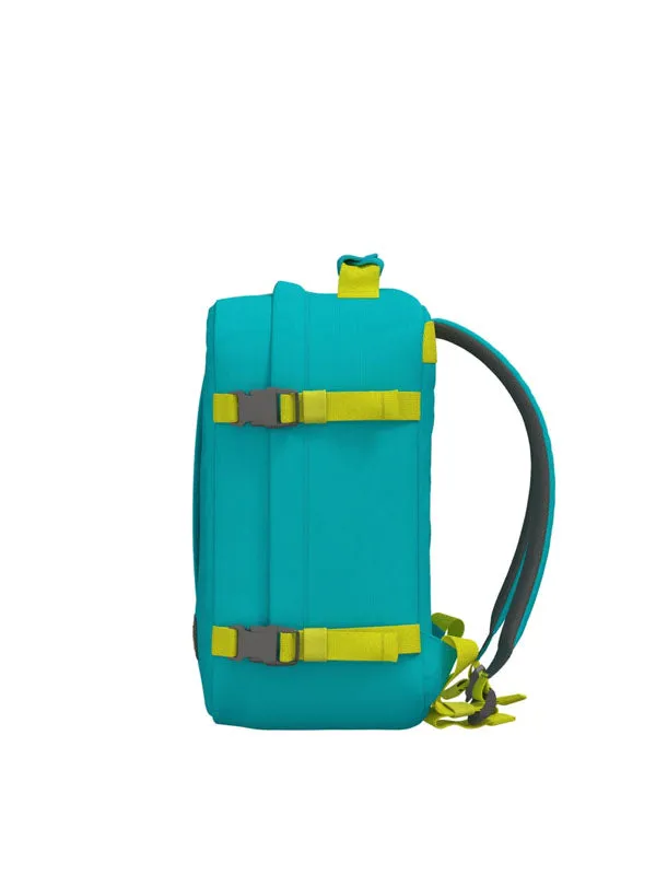 Cabinzero Classic 28L Backpack in Aqua Lagoon Color