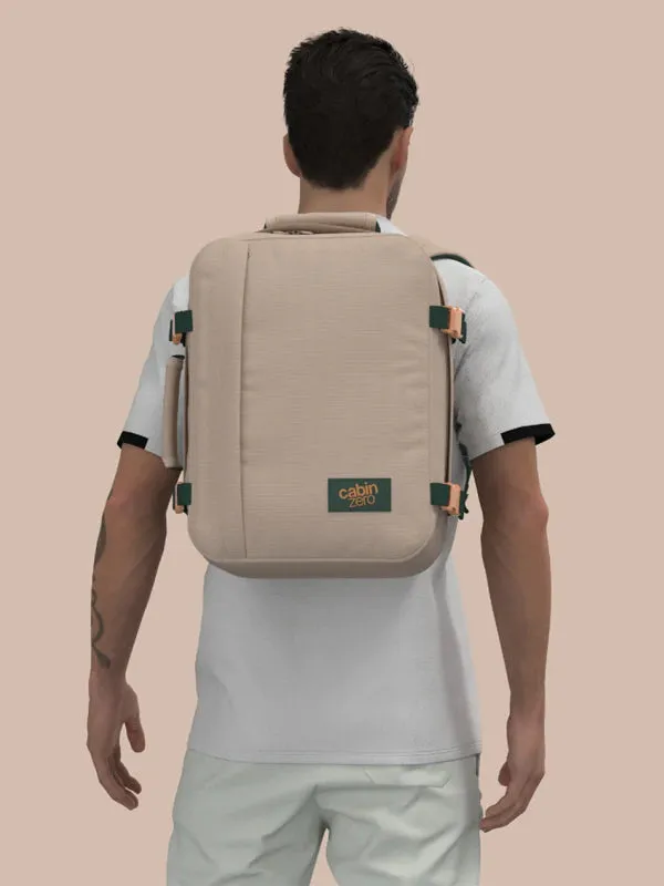 Cabinzero Classic 28L Backpack in Cebu Sands Color