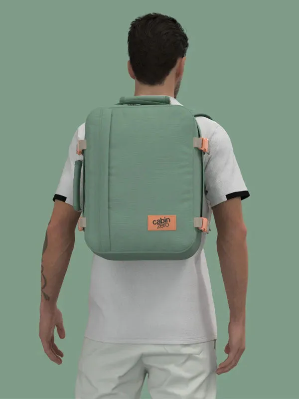 Cabinzero Classic 28L Backpack in Sage Forest Color