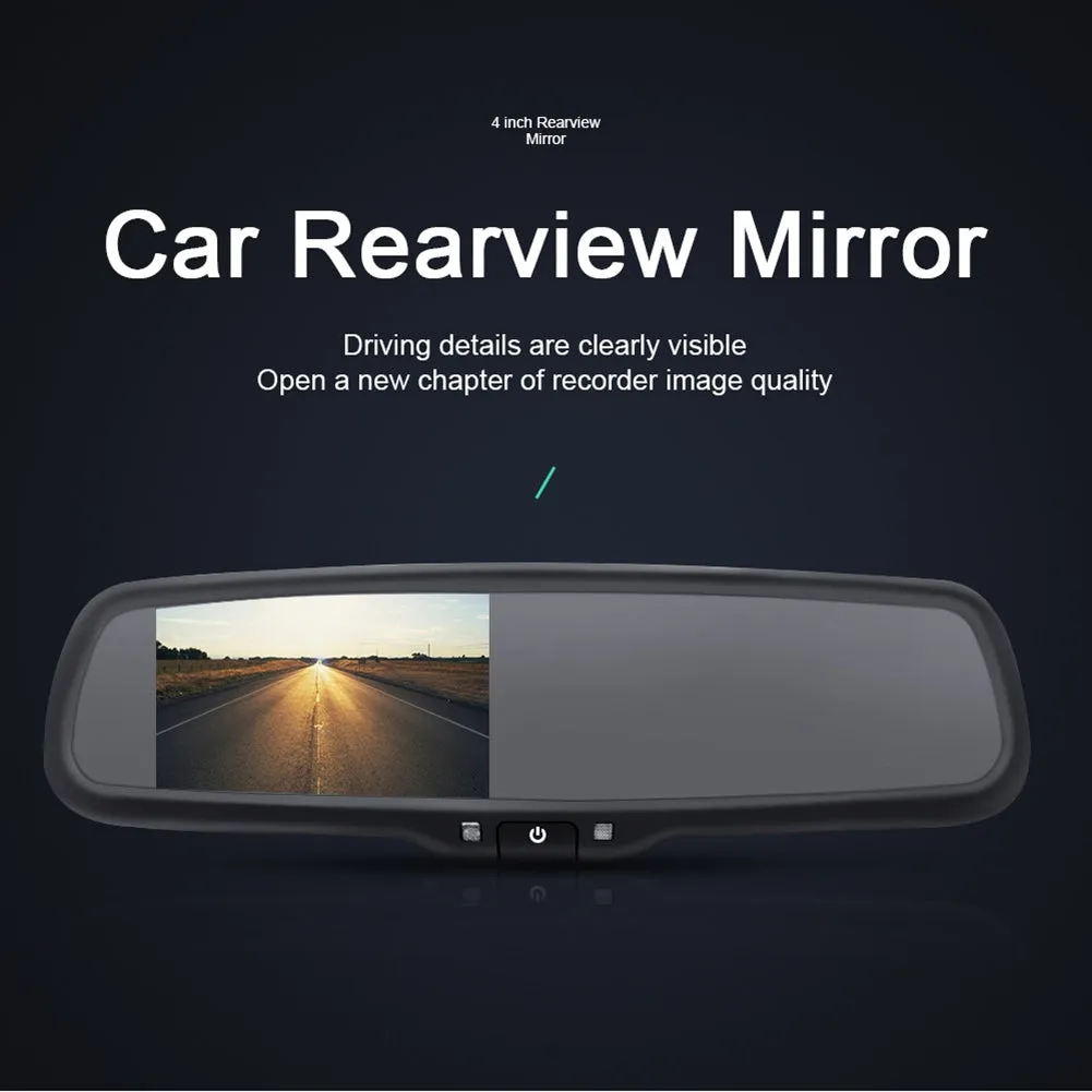 Car Backup Rear View Camera 4.3 Inch Mirror Monitor High