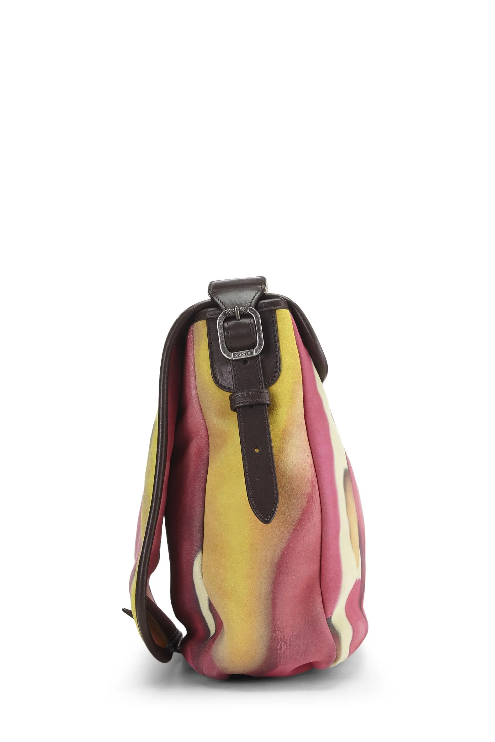 Chanel,  Multicolor Suede Flower Power Messenger, Multi