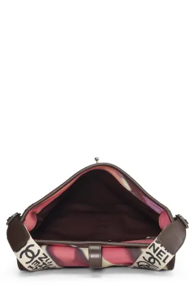 Chanel,  Multicolor Suede Flower Power Messenger, Multi