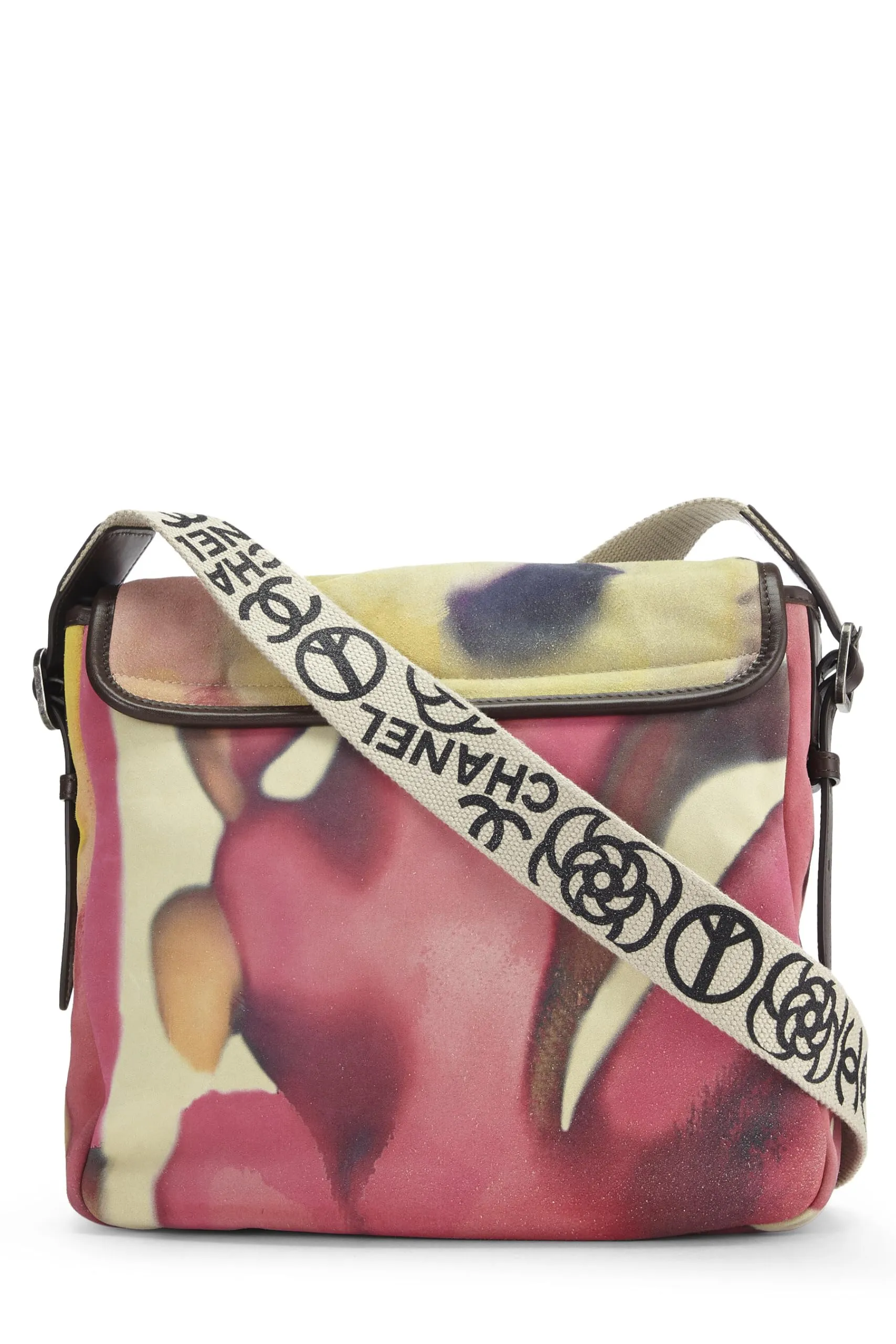 Chanel,  Multicolor Suede Flower Power Messenger, Multi