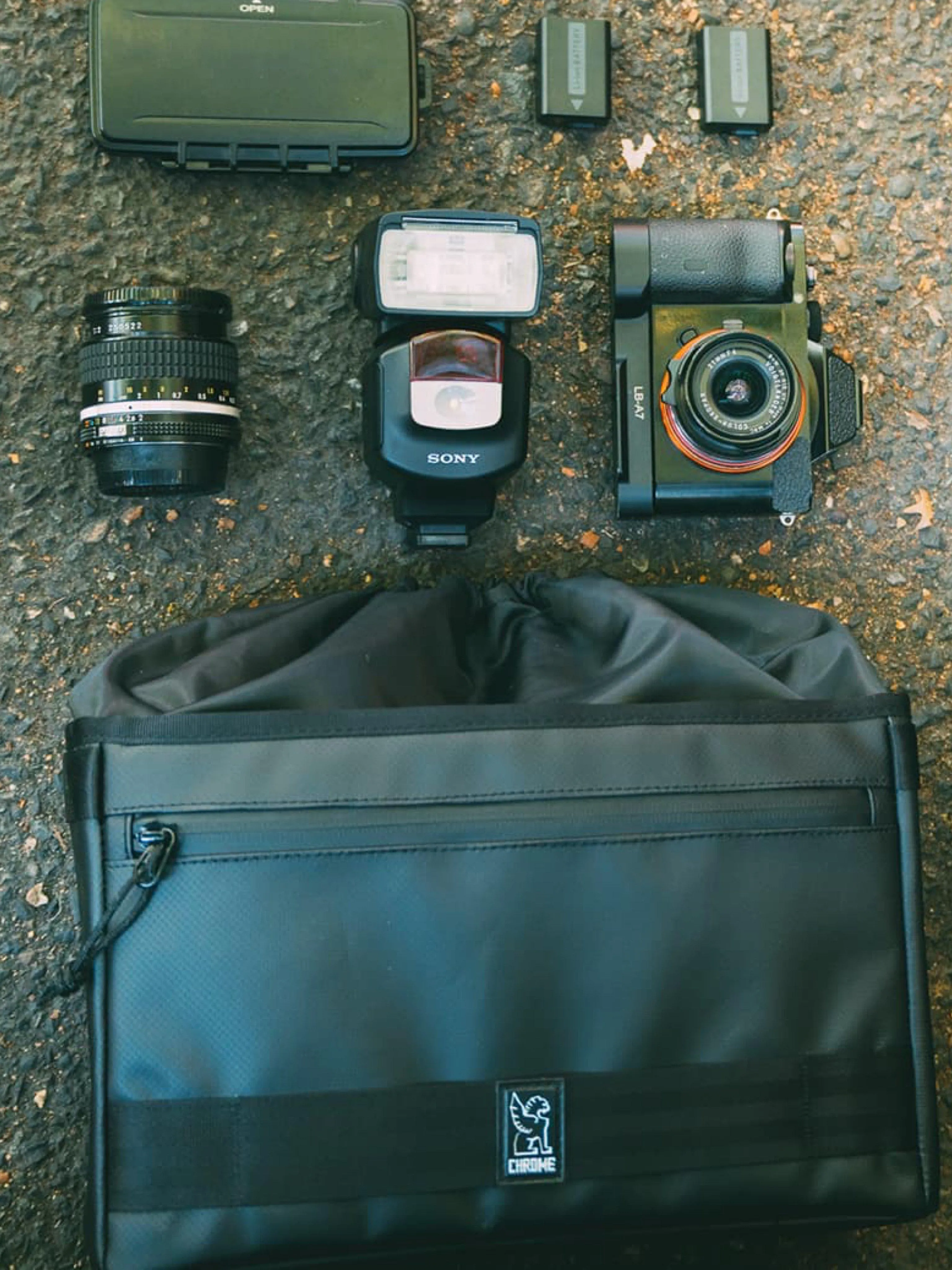 Chrome Industries Niko Camera Insert Case Cube MD Black