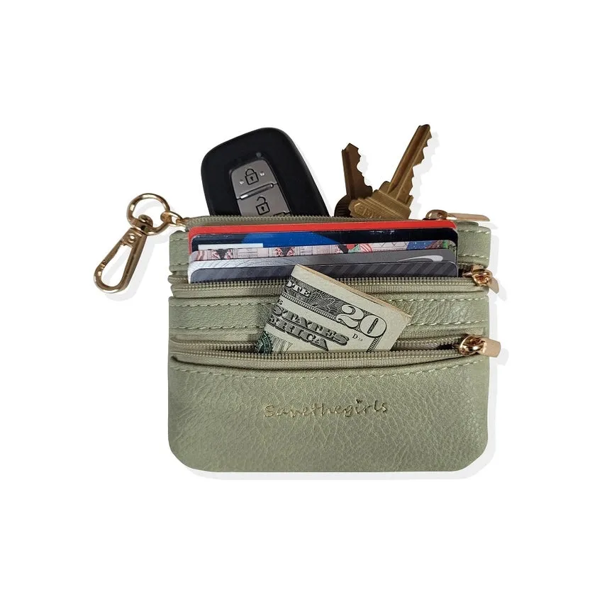 Clip & Go Crossbody Phone Strap w/ Zippered Pouch