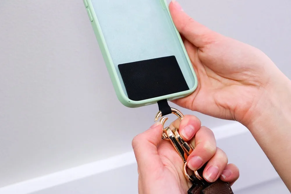 Clip & Go Crossbody Phone Strap w/ Zippered Pouch