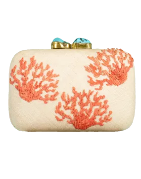 Coral Mini Clutch