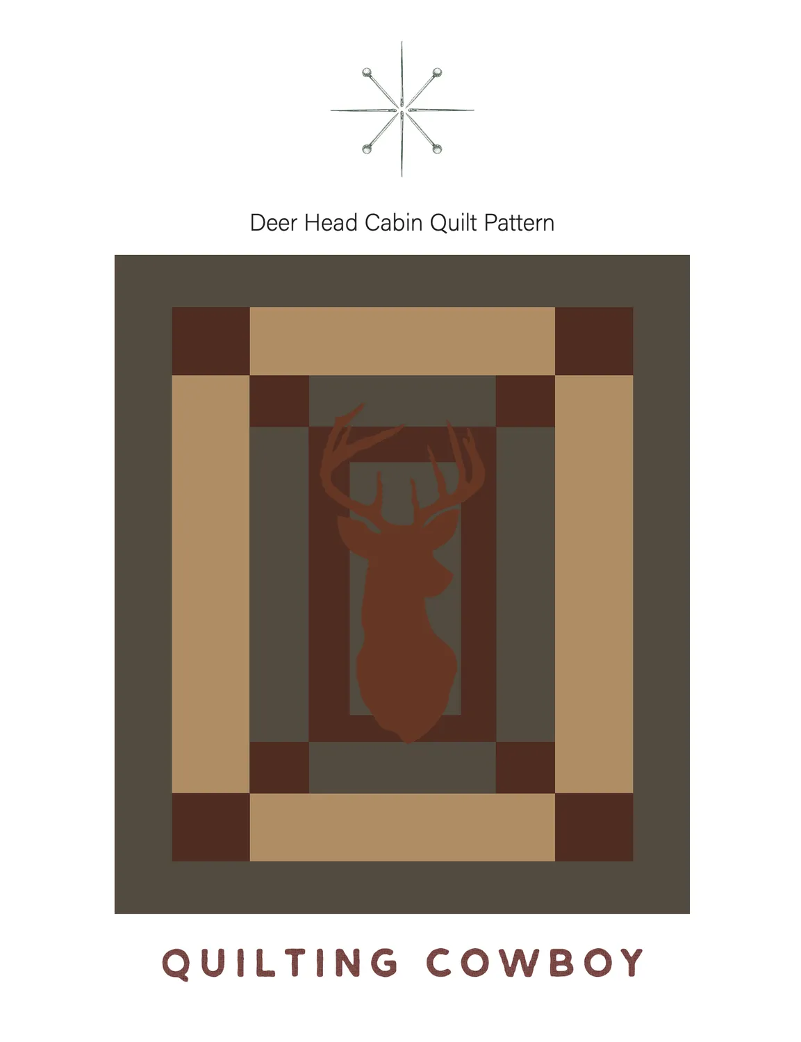 Deer Head Cabin Quilt - Dale Allen-Rowse - Quilting Cowboy