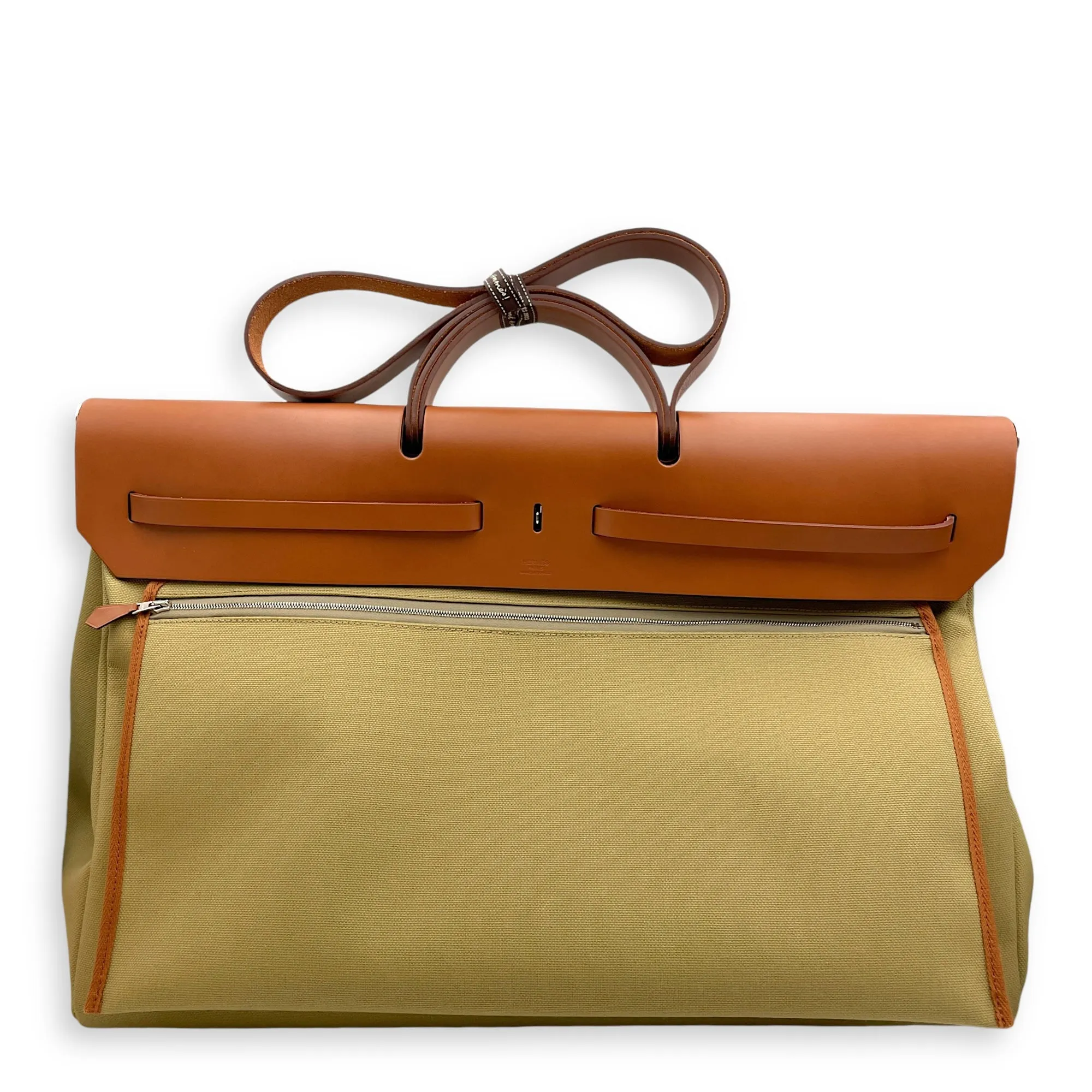 Herbag Cabin 50 Poussiere in Vache Hunter/Toile, Palladium hardware