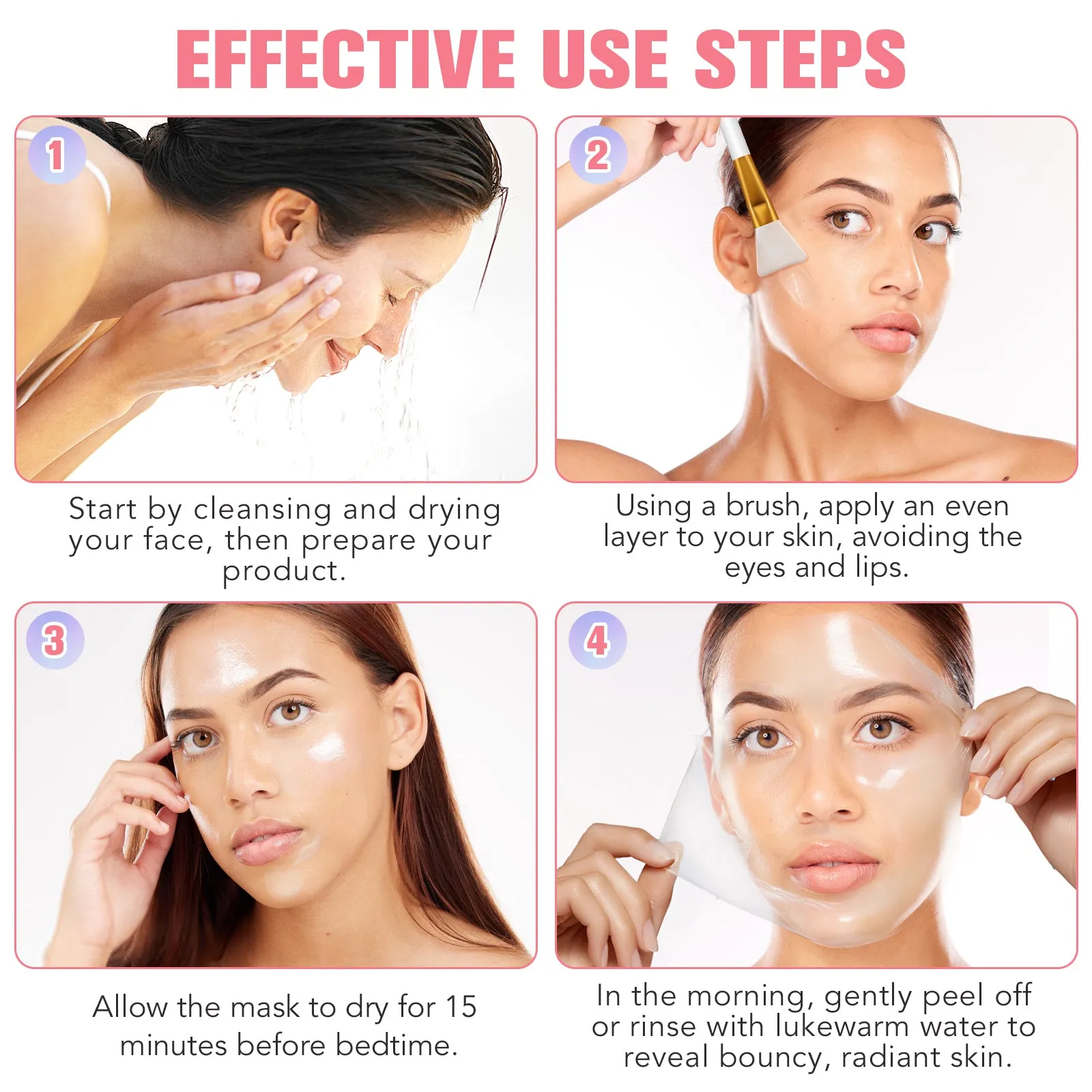 Ikzee COLLAGEN NIGHT WRAPPING MASK