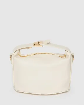 Ivory Lottie Mini Slouch Bag