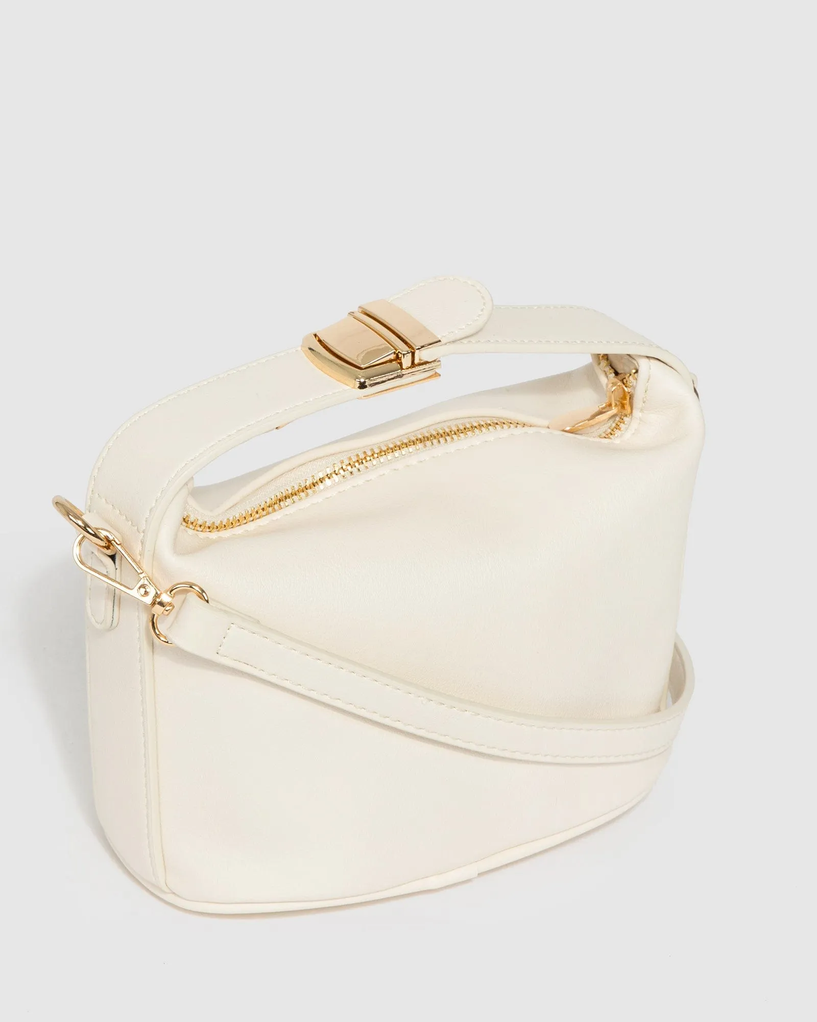 Ivory Lottie Mini Slouch Bag