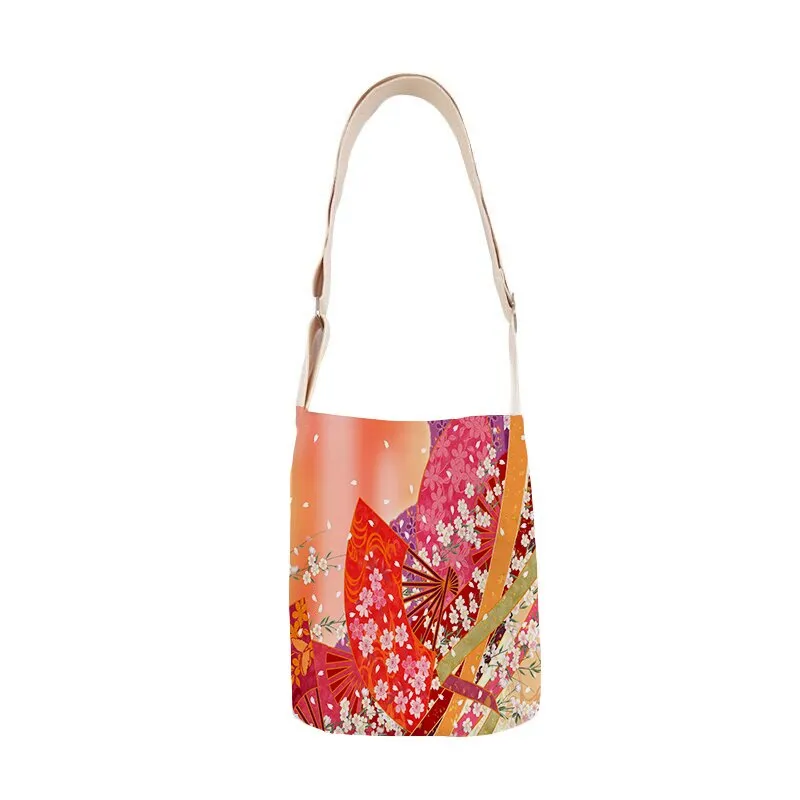 Japanese style ladies shoulder bag cotton linen handbag mini bag simple mini messenger bag casual messenger bag