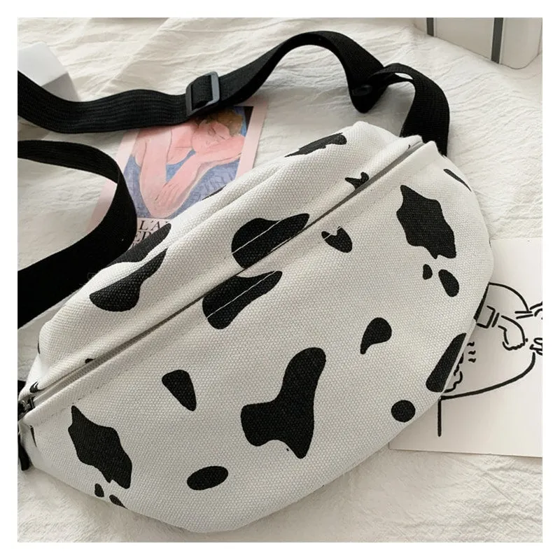Kawaii Cow Fanny Bag