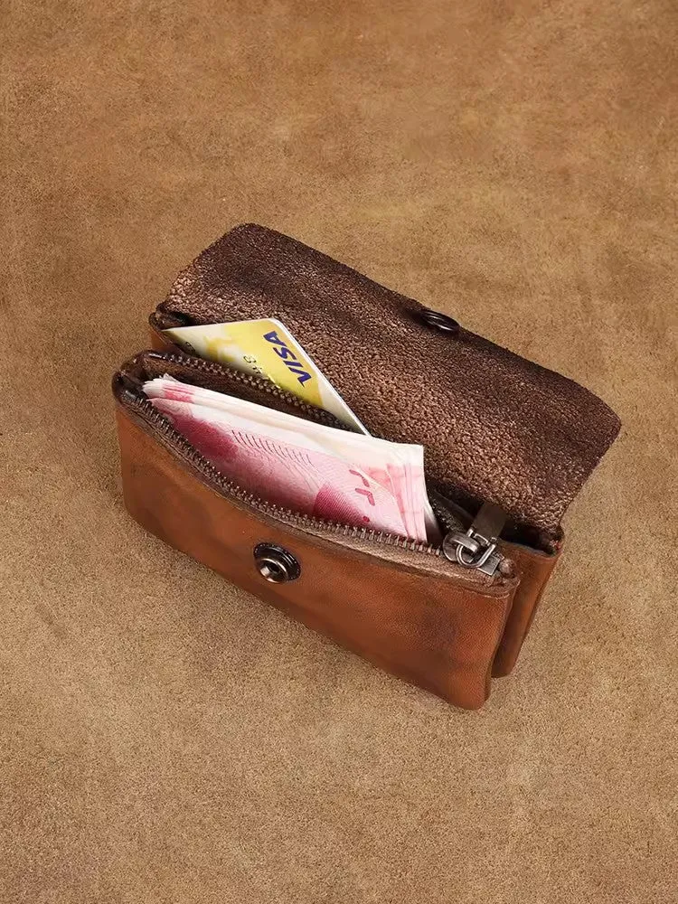 Ladies Leather Clutch Wallet Coin Purse With Zip Women's Credit Card Wallet