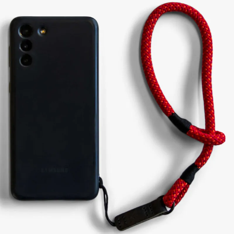 Langly Camera and Phone Wrist Strap - Red