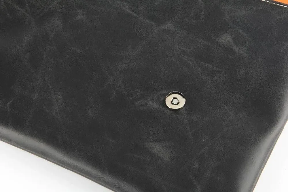 Leather Men's Vintage Clutch Business Bag