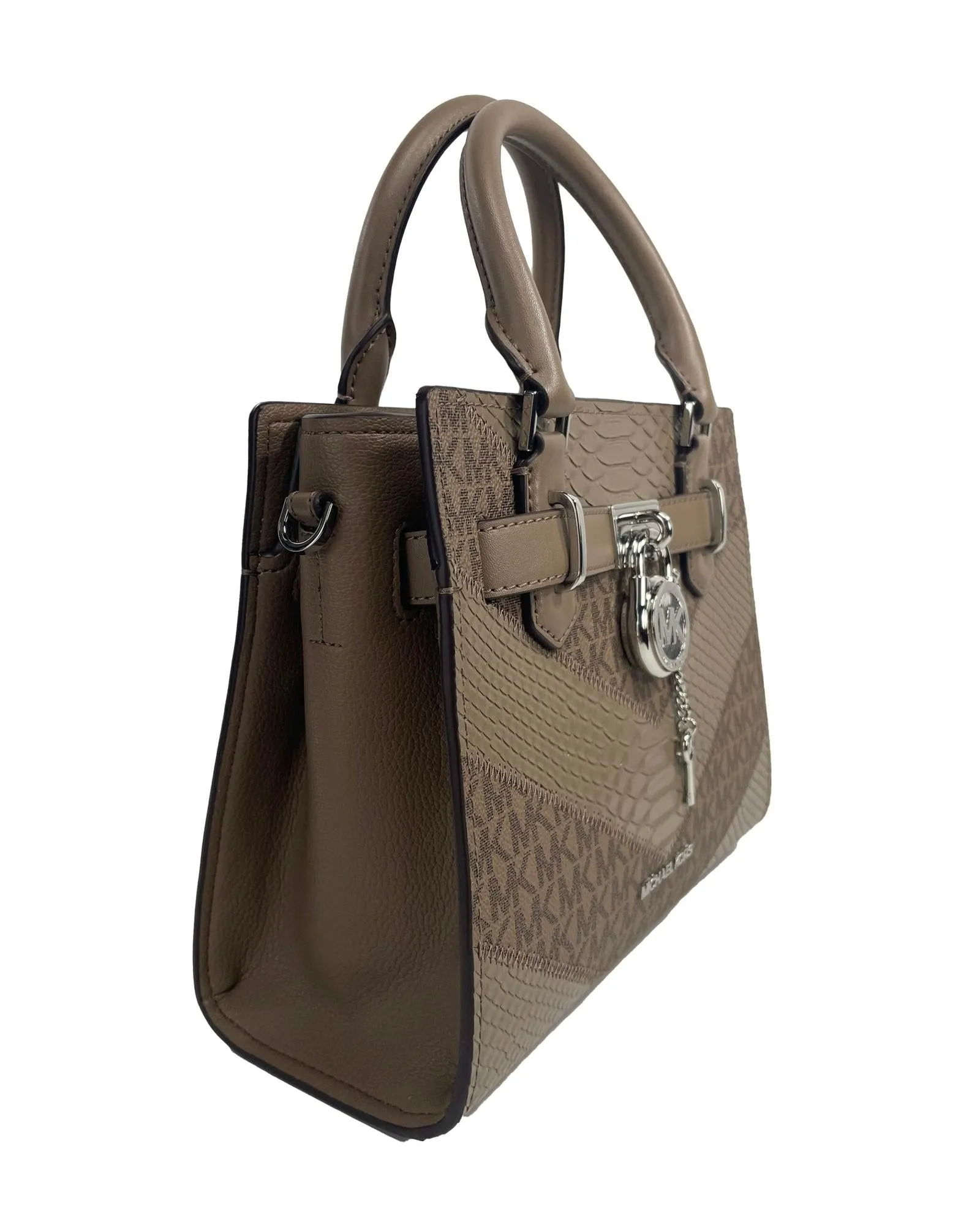 Leather Small Satchel Crossbody Bag with Adjustable Strap and Inner Pockets