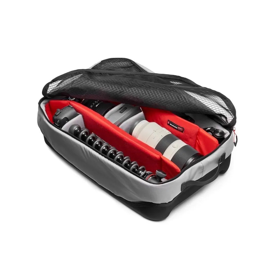 Manfrotto MB PL-RL-S55 Pro Light Reloader Spin-55 Carry-On Camera Roller Bag (Black)