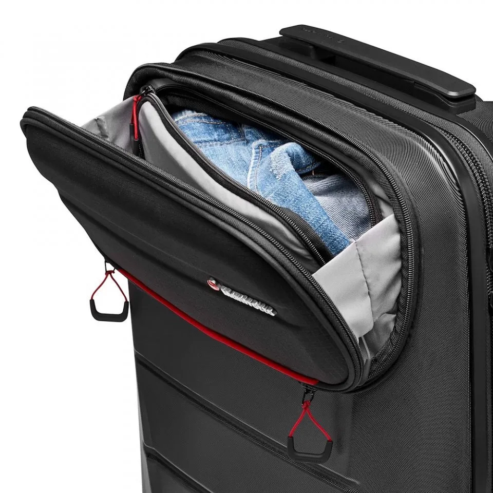 Manfrotto MB PL-RL-S55 Pro Light Reloader Spin-55 Carry-On Camera Roller Bag (Black)